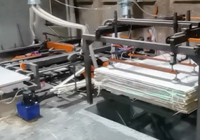 吸盤上板全自動(dòng)鋸邊機(jī)